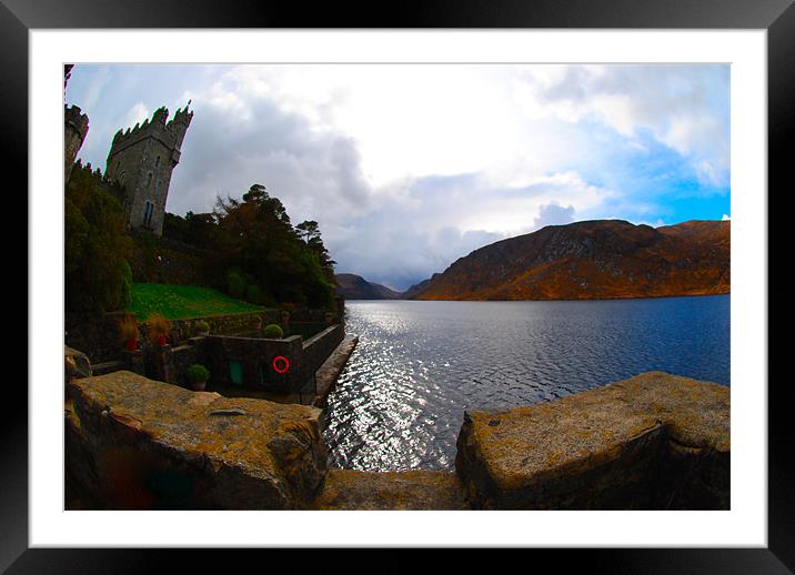 Glenveagh Castle Framed Mounted Print by Kim McDonell