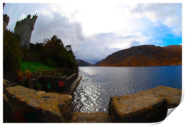 Glenveagh Castle Print by Kim McDonell