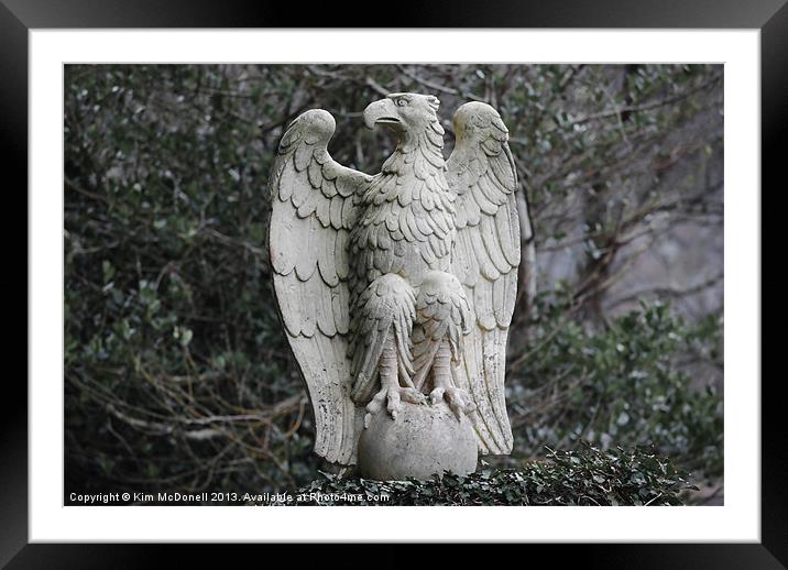 Glenveagh Castle - Eagles Framed Mounted Print by Kim McDonell