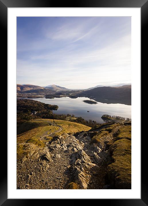 Cat Bells - Lake District Framed Mounted Print by Simon Wrigglesworth