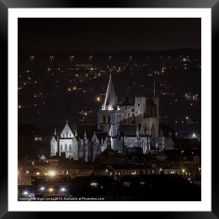 Isolated Cathedral Framed Mounted Print by Nigel Jones