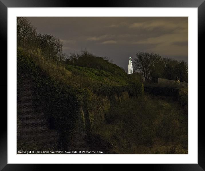 Chatham Navel Memorial Framed Mounted Print by Dawn O'Connor