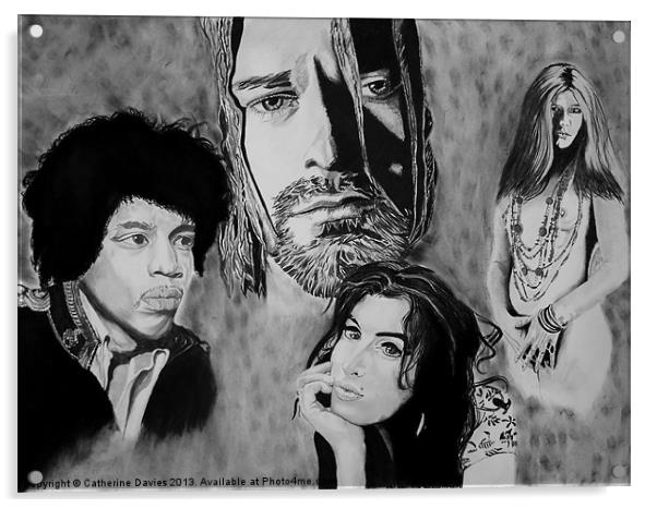 Drawing of, 27 CLUB Acrylic by Catherine Davies