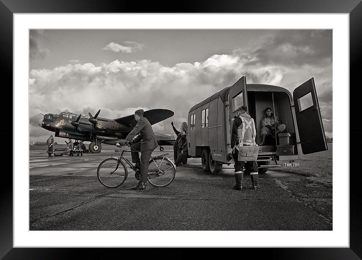 Ground Crew Framed Mounted Print by Jason Green