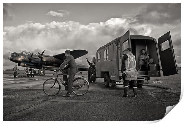 Ground Crew Print by Jason Green