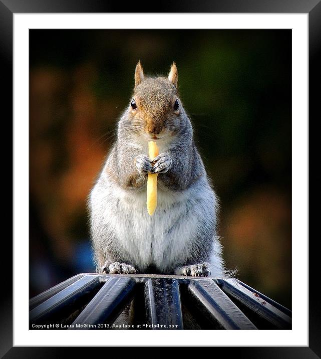 Chipping In Framed Mounted Print by Laura McGlinn Photog