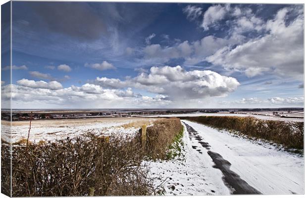 Winter Storms over Brancaster Canvas Print by Paul Macro