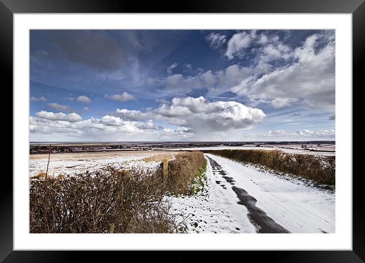 Winter Storms over Brancaster Framed Mounted Print by Paul Macro