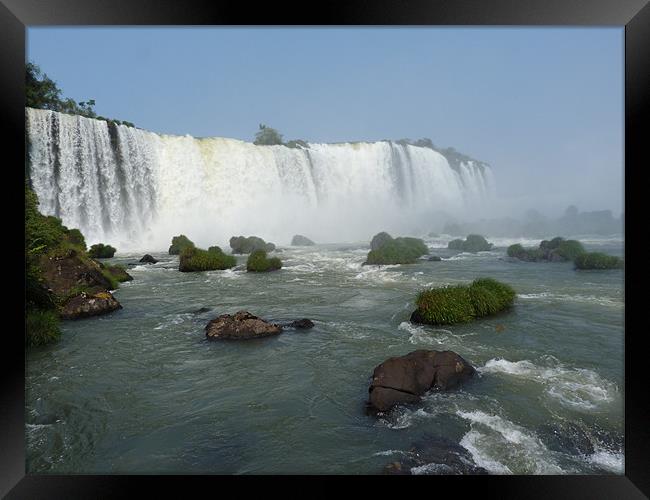 Iguassu Falls. Framed Print by Andy Gilfillan