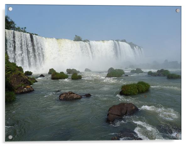 Iguassu Falls. Acrylic by Andy Gilfillan