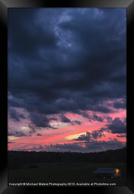 Down on the Farm Framed Print by Michael Waters Photography