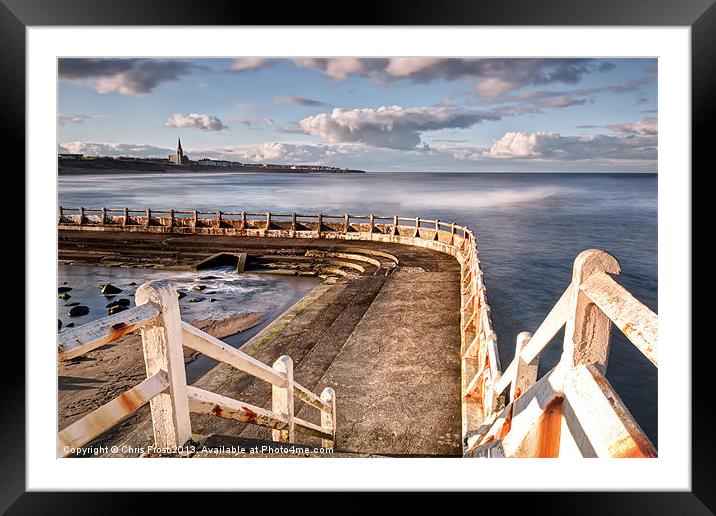 Stairway to Tynemouth Framed Mounted Print by Chris Frost