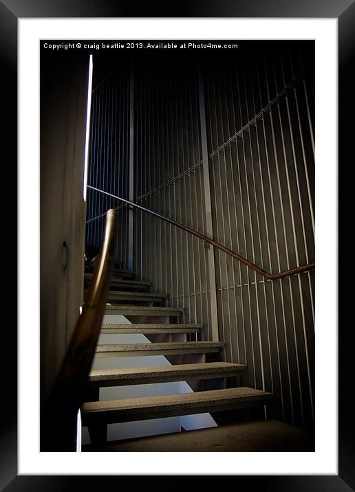 McManus Spiral Stairs Framed Mounted Print by craig beattie
