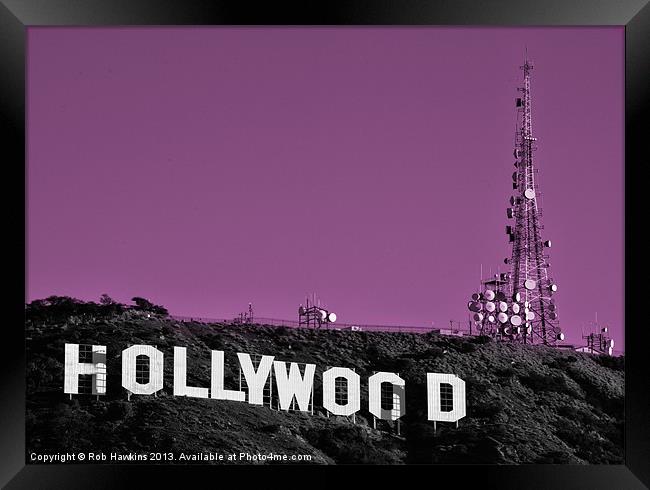 Hollywood Framed Print by Rob Hawkins