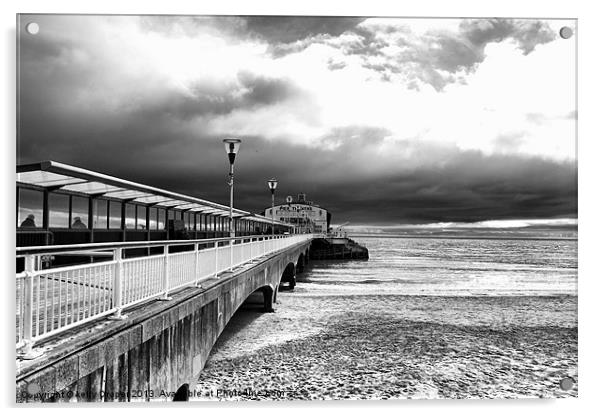 Bournemouth Pier Acrylic by kelly Draper