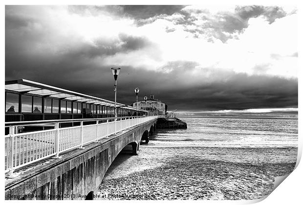 Bournemouth Pier Print by kelly Draper