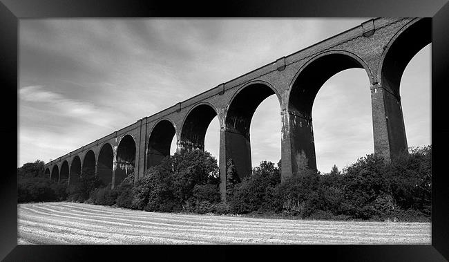 Conisbrough Viaduct Framed Print by Darren Galpin