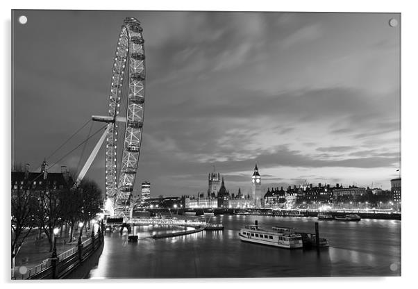 Eye on the Thames Acrylic by Matthew Train
