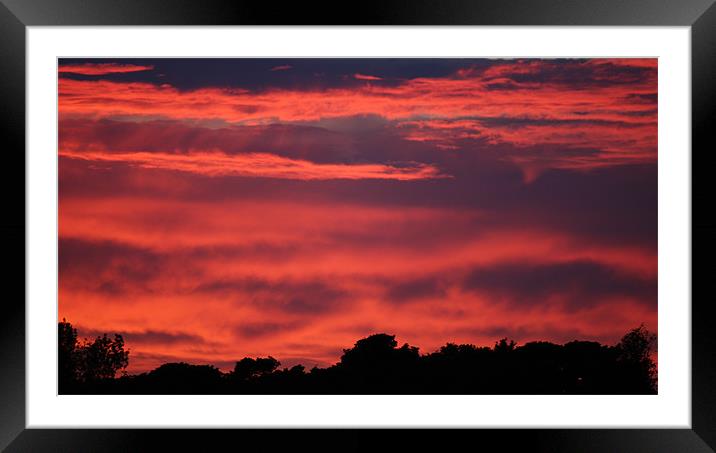 Gornal Sunset  Framed Mounted Print by Dave Holt