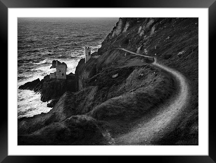 PATH TO THE MINES Framed Mounted Print by Anthony R Dudley (LRPS)