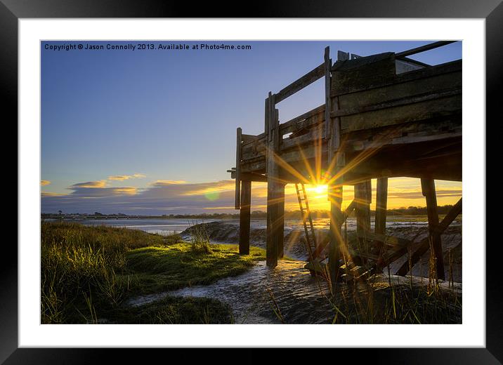 Sunrise At Skippool Framed Mounted Print by Jason Connolly