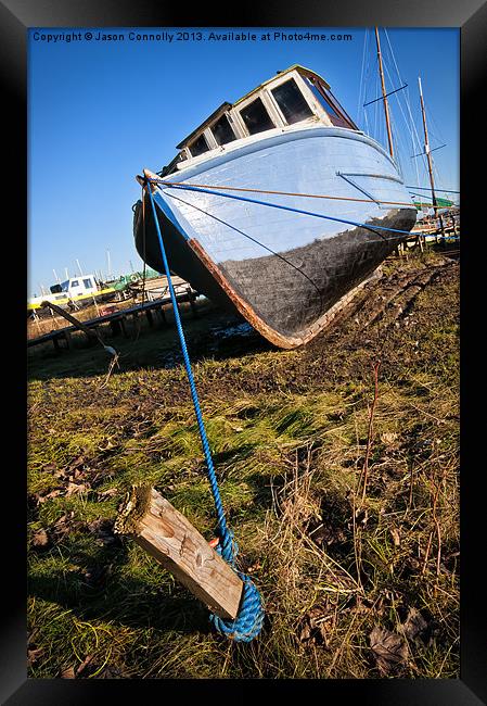 Skippool Boats Framed Print by Jason Connolly