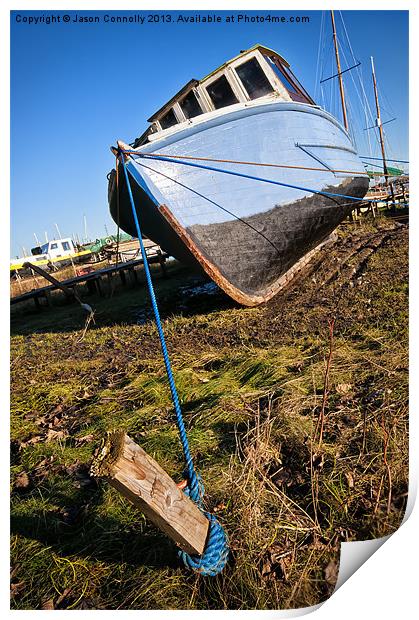 Skippool Boats Print by Jason Connolly