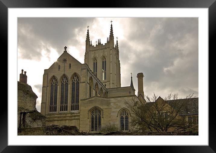 St Edmundsbury Cathedral Framed Mounted Print by Darren Burroughs