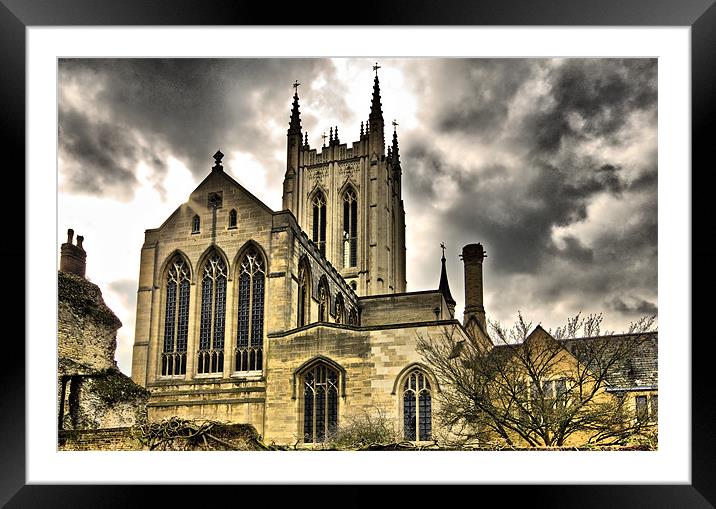 St Edmundsbury Cathedral Framed Mounted Print by Darren Burroughs