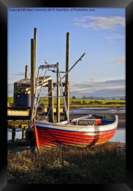 Boat At Skippool Framed Print by Jason Connolly