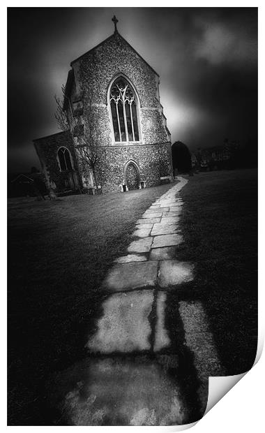 The Path To Faith Print by Chris Manfield