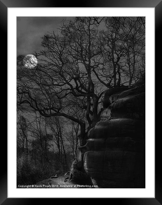 Spooky Rocks Framed Mounted Print by Dave Burden