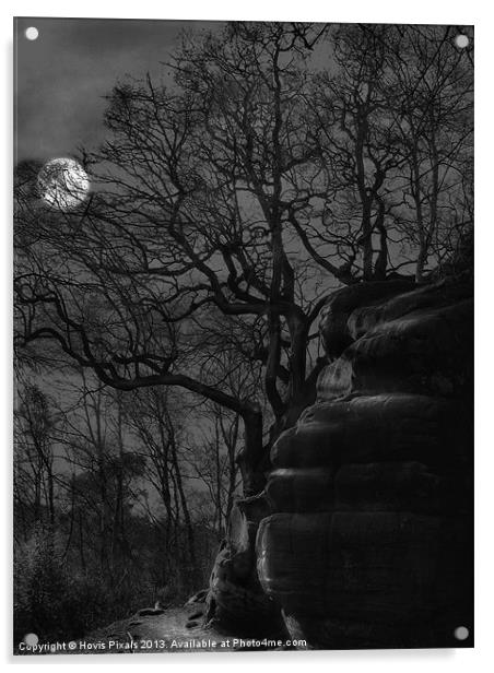 Spooky Rocks Acrylic by Dave Burden