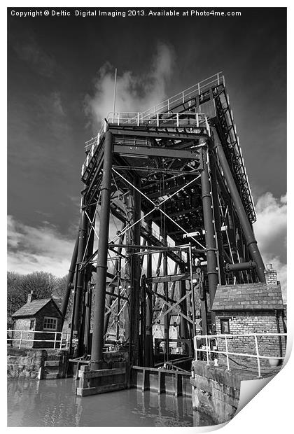 The Anderton Boat Lift Print by K7 Photography