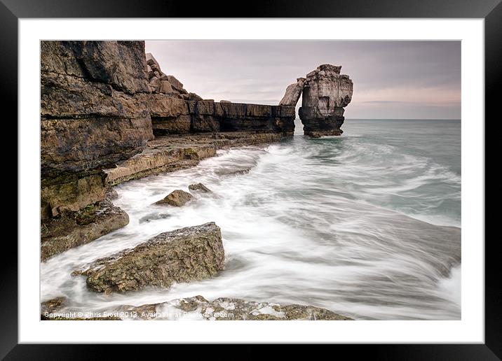 Ledges at Pulpit Framed Mounted Print by Chris Frost
