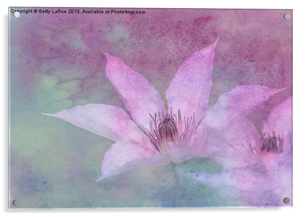 Heavenly Petals Acrylic by Betty LaRue