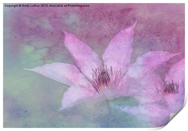 Heavenly Petals Print by Betty LaRue