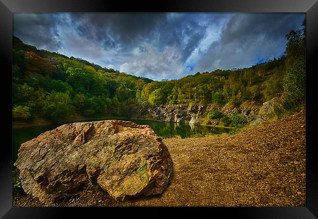 The Quarry Framed Print by Ian Law
