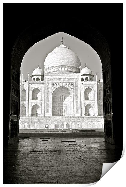 The Taj Mahal Print by Norwyn Cole