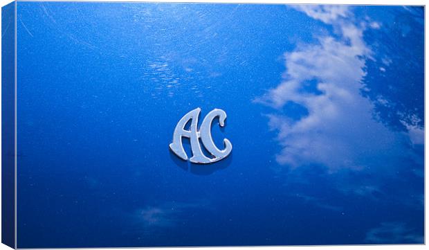Iconic Ac Cobra car Badge Canvas Print by James Combe