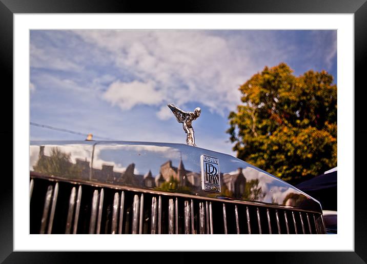 ROLLS ROYCE GRILL Framed Mounted Print by James Combe