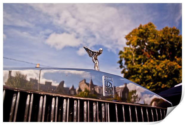 ROLLS ROYCE GRILL Print by James Combe