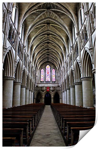 The Cathedral of St John The Baptist Print by Darren Burroughs