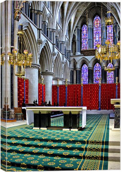 The Cathedral of St John The Baptist Canvas Print by Darren Burroughs