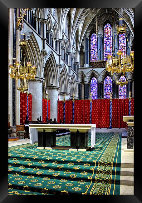 The Cathedral of St John The Baptist Framed Print by Darren Burroughs