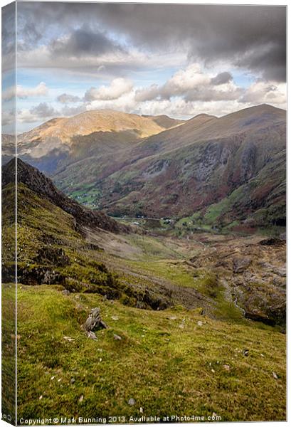 A view from snowdon Canvas Print by Mark Bunning