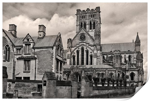 The Cathedral of St John The Baptist Print by Darren Burroughs