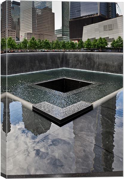 Ground Zero pool Canvas Print by Gary Eason