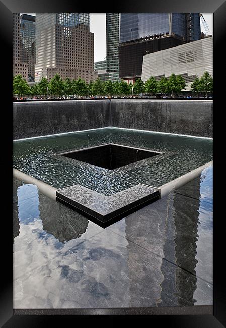 Ground Zero pool Framed Print by Gary Eason