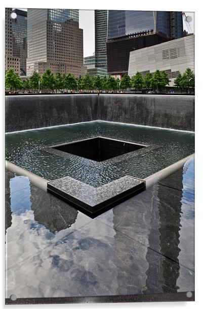 Ground Zero pool Acrylic by Gary Eason